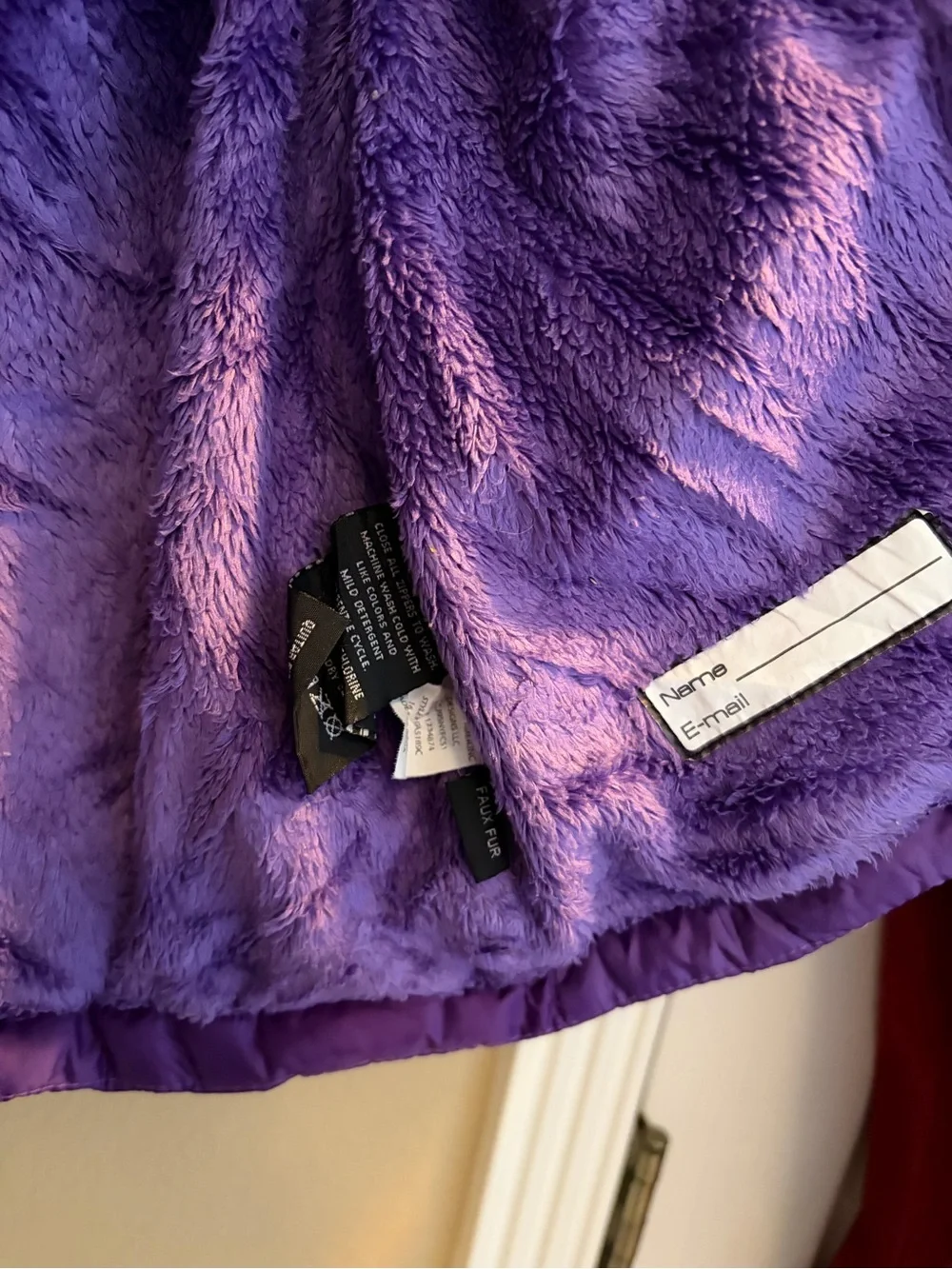 Snozu Girls Purple and Blue Ombrea Winter Puffer Ski Coat size 5 New Condition!